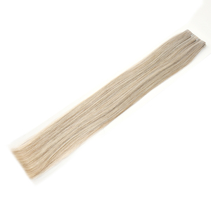 Nouvelle couleur personnalisée cheveux chinois raides Remy bandes dans les faisceaux de trame 12-24 pouces Balayage Extensions sans colle - Product Image 3