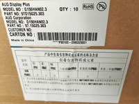 Layar LCD TFT AUO 15.6 inci Sudut Pandang Penuh 500nits FHD G156HAN02.303 LVDS Haze Tahan Suhu Lebar untuk Penggunaan Industri dan Medis