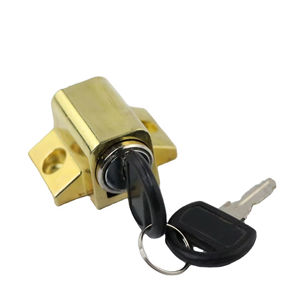 Verrou de sécurité pour <span class=keywords><strong>fenêtre</strong></span> coulissante en alliage de zinc de haute qualité avec clés, protection pour bébé et enfant, installation facile - Product Image 2