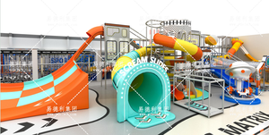 Parque Infantil Interior Grande con Cuerdas Altas, Trampolín y Tobogán - Equipo de Juego Suave Comercial, <span class=keywords><strong>Centro</strong></span> de Entretenimiento y Deportes para Niños - Product Image 3