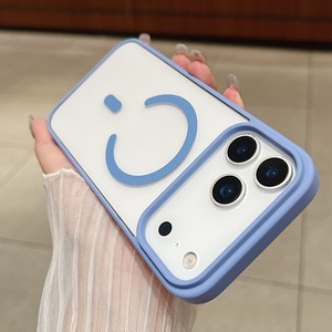 Sang Trọng Acrylic Từ Tính Phí Không Dây Trường Hợp Đối Với <span class=keywords><strong>iPhone</strong></span> 17 Không Khí 16 15 14 13 12 11 Pro Max Cộng Với Trong Suốt Mềm Chống Sốc Bìa - Product Image 5