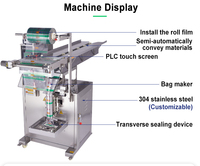 Machine de remplissage de pesage automatique de haute précision pour granulés particules noix graines grains de café chocolat haricot tablette bonbons