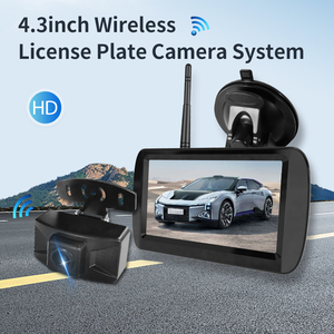 4.3 Inch LCD Display Back up <b>Camera</b> System Wireless License Plate <b>Car</b> <b>Reverse</b> Rear View <b>for</b> SUV Pickup YB-Wireless-43N Wireless - Product Image 3