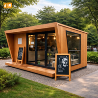 DreamMaker Portable Cafe Bar Shop Container Maisons préfabriquées détachables Flatpack 40Ft Maison préfabriquée Magasin modulaire Restaurant