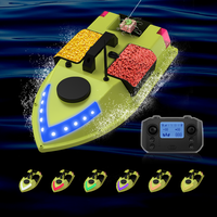 Bateau de pêche télécommandé de haute technologie avec sonar GPS 99 positions, navigation nocturne, détecteur de poissons, type RC avec fonctionnalités de signalisation en cas de perte de signal