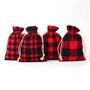 2700350 Enveloppe de Noël en toile de jute, sacs cadeaux pour bijoux, pochette pour collier. - Product Image 3