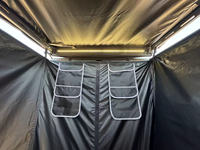 Auvent latéral pliable pour camping 4x4, tente de toilette et de douche portable, tente de douche extérieure pliable à fixer sur le côté de la voiture