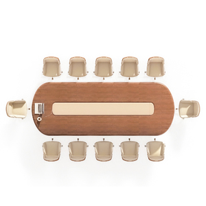 40 năm OEM đồ nội thất nhà máy sang trọng hội nghị bảng trực tiếp bán bảng hội nghị thiết kế tùy chỉnh lớn bảng hội nghị - Product Image 5