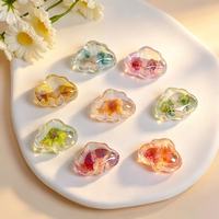 Perles de fleurs séchées en gros pour fournisseurs Etsy, perles électroplaquées opales optiques pour stylos perlés et breloques de téléphone faits main DIY
