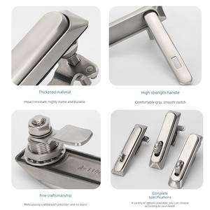 Candado de Acero Inoxidable MS860-1 para Equipos Industriales, Gabinete de Interruptores Eléctricos, Cierre Plano con Acabado Pulido, Operado con Llave - Product Image 3