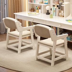 Silla de estudio para niños de madera maciza, altura ajustable para tareas y escritura, diseño moderno y sencillo - Product Image 3