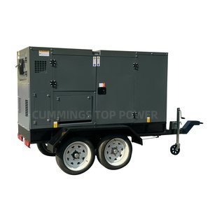 Tipo de remolque Generador diésel Silencioso a prueba de lluvia 50Kw 60Kva Central eléctrica - Product Image 2