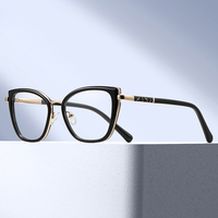 MS 82298 2026 Nouvelles montures de lunettes anti-lumière bleue Lunettes pour femmes TR90+Métal Optique Léger Confort pour le bureau