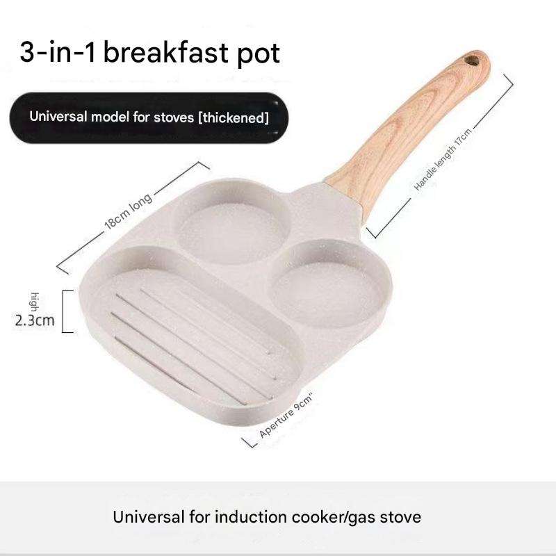 กระทะทอดไข่3 - in - 1ใหม่
