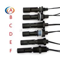 Interrupteur à flotteur de capteur de niveau d'eau liquide AC 100V pour piscine de réservoir de poissons d'aquariums horizontaux avec longueur de flotteur