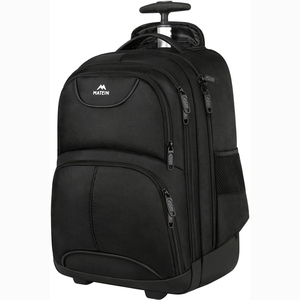 BSCI manufacturer High Quality Travelling School Laptop Bag With <b>Wheel</b> Rolling <b>Backpack</b> for - Product Image 6