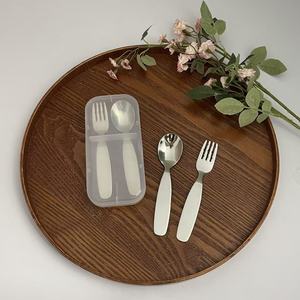 Children's Stainless Steel Spoons And Forks 304 Bpa Free With Case For Baby Feeding And Dessert Use - Product Image 2
