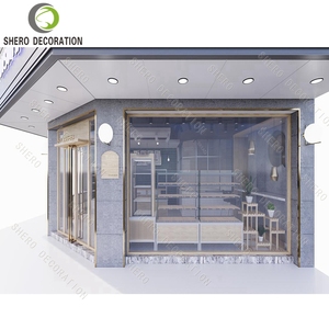 Comptoir de présentation en bois personnalisé pour <span class=keywords><strong>boulangerie</strong></span> Vitrine de présentation pour <span class=keywords><strong>boulangerie</strong></span> Design de comptoir pour café en vente - Product Image 6