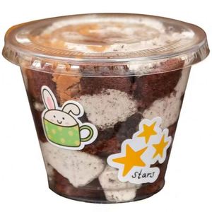 Gobelets en plastique transparent de 180 ml et 250 ml pour gâteaux, desserts et yaourts, qualité alimentaire, avec couvercle, pour crème glacée, faible MOQ - Product Image 2