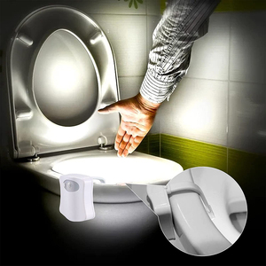 Smart Home Lights Bewegungs aktivierter Sensor LED RGB Lampe Toiletten schüssel Sitz deckel Noght Night Light Lieferanten - Product Image 2