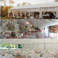 Tente de fête de mariage en alliage d'aluminium d'usine Camping tailles personnalisées Offre Spéciale