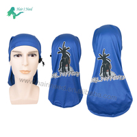 Bonnet ajustable pour dreadlocks avec logo personnalisé, en polyester, bande tubulaire, bonnet de base, turban, chaussettes longues pour locs, bonnet avec logo pour homme