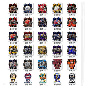 Autocollant thermocollant de haute qualité pour vêtements, motif Atlanta Hawks, en PET et vinyle lavables, pour transfert à chaud - Product Image 4