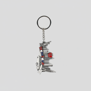 Llavero de Nueva York 4,5 \ "Mosquetón grabado con láser de aleación de Zinc de acero inoxidable de dibujos animados personalizado Práctico de moda para llaves - Product Image 2