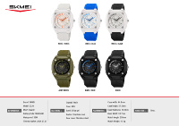 SKMEI 2329 Sport en plein air hommes montre à Quartz Style Simple bracelet en Silicone étanche cadran carré décontracté mâle montre-bracelet