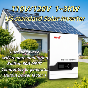 <span class=keywords><strong>Inversor</strong></span> <span class=keywords><strong>Solar</strong></span> <span class=keywords><strong>MUST</strong></span> de 120V con Enchufe Estadounidense, <span class=keywords><strong>3000W</strong></span>, <span class=keywords><strong>24V</strong></span>, Sistema de Energía <span class=keywords><strong>Solar</strong></span> de Onda Sinusoidal Pura para Dispositivos Médicos y Computadoras - Product Image 2