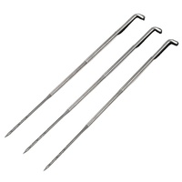 Aiguille à feutrer métallique pour feutrage textile, aiguille à poinçonner pour couvertures imperméables, aiguille à perforer pour le traitement des tissus non tissés