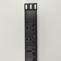 Ventes directes d'usine personnalisable Standard 8 ports 10A 19 pouces prises de courant PDU