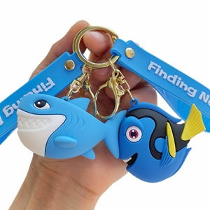 Promotion Gift Eco-Friendly Durable 3D UV Printed PVC Moon Girls Cartoon <strong>Stumble</strong> <strong>Guys</strong> Keychain - Product Image 2