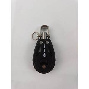 Émerillon simple à roue de 29 mm et câble de 8 mm pour bateaux et voiliers - Product Image 2