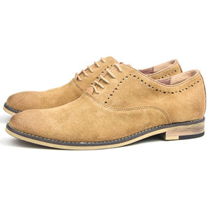 Best Quality Large Size Dress Suede Shoes <strong>Men</strong> <strong>Velvet</strong> Casual Lace up Leather <strong>Loafers</strong> - Product Image 5
