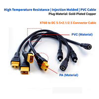 Câble d'extension haute intensité Doingwin DC5521 12AWG en cuivre pur XT60 vers DC 5.5x2.1mm pour drone RC, avion FPV, quadricoptère