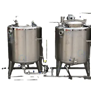 Milk Cooling Tank 500 Liters Yogurt Making Machine Industries Stainless Steel Tankers Yoghurt Production Line