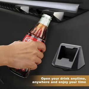 Ouvre-bouteille Cybertruck L Track en plastique, géométrique, portable, accessoire d'intérieur de voiture, 2 pièces - Product Image 3