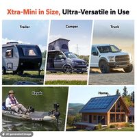 Baterai LiTime 12V 100Ah LiFePO4 Deep Cycle A55 Group 22NF dengan Bluetooth IP65 untuk RV, Kelautan, Mobilitas, dan Sistem Off Grid