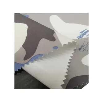 Camouflage Gedrukt Full Dull Polyester 320D Taslan Stof Tpu Boneded Voor Jassen Outdoor Katoen Kleding Tassen