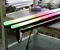 Décoration de scène de mariage, éclairage RGB, toile de fond de mariage, barre de pixels LED DJ