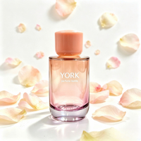 Botol Parfum Spray Kaca 100ml dengan Dasar Tebal, Warna & Logo Dapat Disesuaikan, Botol Kosong dengan Cetak Sablon