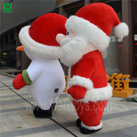Costume de mascotte de bonhomme de neige gonflable de conception chaude de 2m costume de déguisement géant de noël costume de bonhomme de neige olaf pour adultes et enfants cosplay