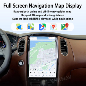 เครื่องเล่นมัลติมีเดีย Android 13.0 พร้อมระบบนำทาง GPS วิทยุติดรถยนต์ 4G LTE Wireless CarPlay DSP หน้าจอ OLED 14.4 นิ้ว ความจุ 8+128GB สำหรับ Infiniti QX50 EX25 - Product Image 4