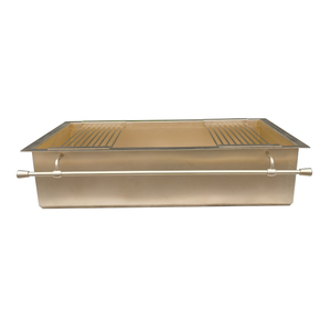 Évier de cuisine moderne personnalisé à <span class=keywords><strong>cuvette</strong></span> unique en laiton Tablier multifonctionnel fait à la main Finition dorée Caractéristiques Robinet Nombre Trous Un - Product Image 6