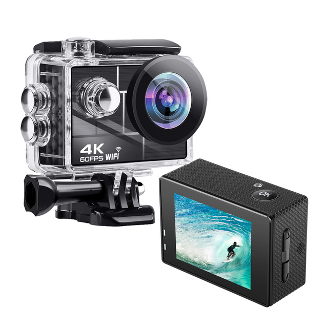 Factory Waterproof 24MP Wi-Fi 4K 60FPS HD Sports Action Video Camera Good Price With Image Stabilisation