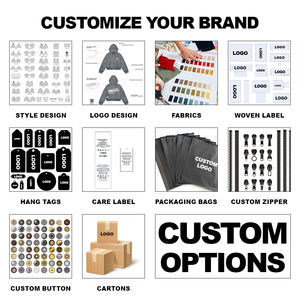 Tùy Chỉnh V Cổ Áo Thun Áo Trọng Lượng Nặng 500gsm Đính Thêu Pháp Terry Đá Rửa Quá Khổ Áo - Product Image 6