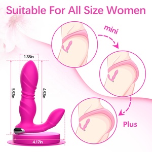 Netphi App Control remoto USB Vibrador 9 Clítoris y 9 Consolador de empuje Juguetes sexuales para mujeres y parejas Placer - Product Image 4