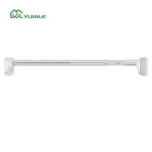 YIJIALE 22Y Usine de production directe Tringles à rideaux à tension <span class=keywords><strong>sans</strong></span> perçage, réglables de 39,4 à 86,6 pouces (32 mm), à fixation rapide par un clic, finition blanc laqué, pour armoire - Product Image 1
