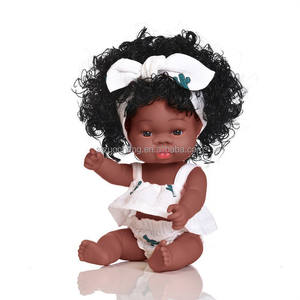 Poupées de bébé réaliste en Silicone à peau noire africaine et américaine de 13 pouces pour enfants - Product Image 5